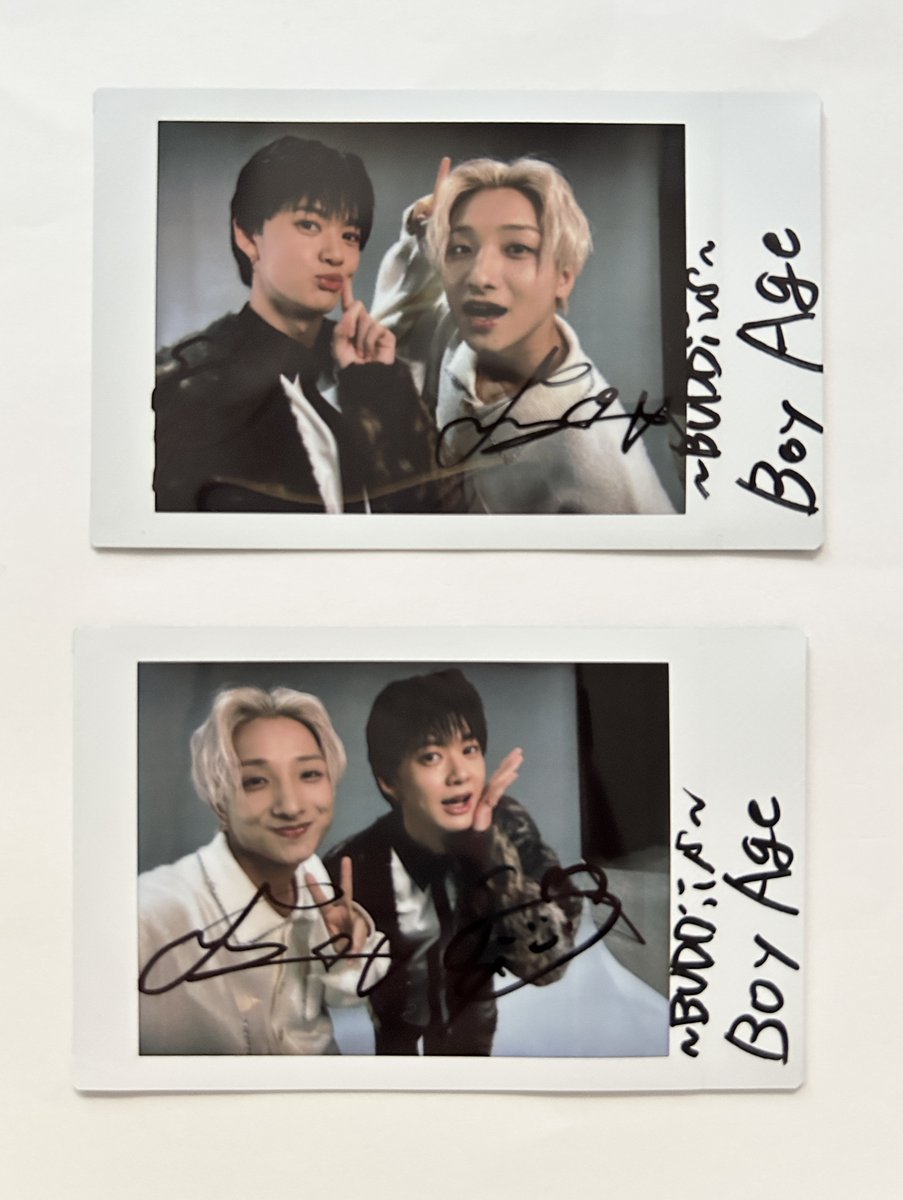 【✨BoyAge vol.28X限定プレゼント✨】

#小川史記  （<a href="/fuminori_ogawa/">小川 史記(BUDDiiS)＆STAFF</a> ） 
#高尾楓弥 （ <a href="/buddiis/">BUDDiiS.official</a> ）
のサインチェキをゲットするチャンス🎁

▼応募方法
1. <a href="/boyage_edit/">【公式】BoyAge-ボヤージュ-</a> をフォロー
2.この投稿をリポスト

📅 応募締切は2025/12/29(月)23:59まで！