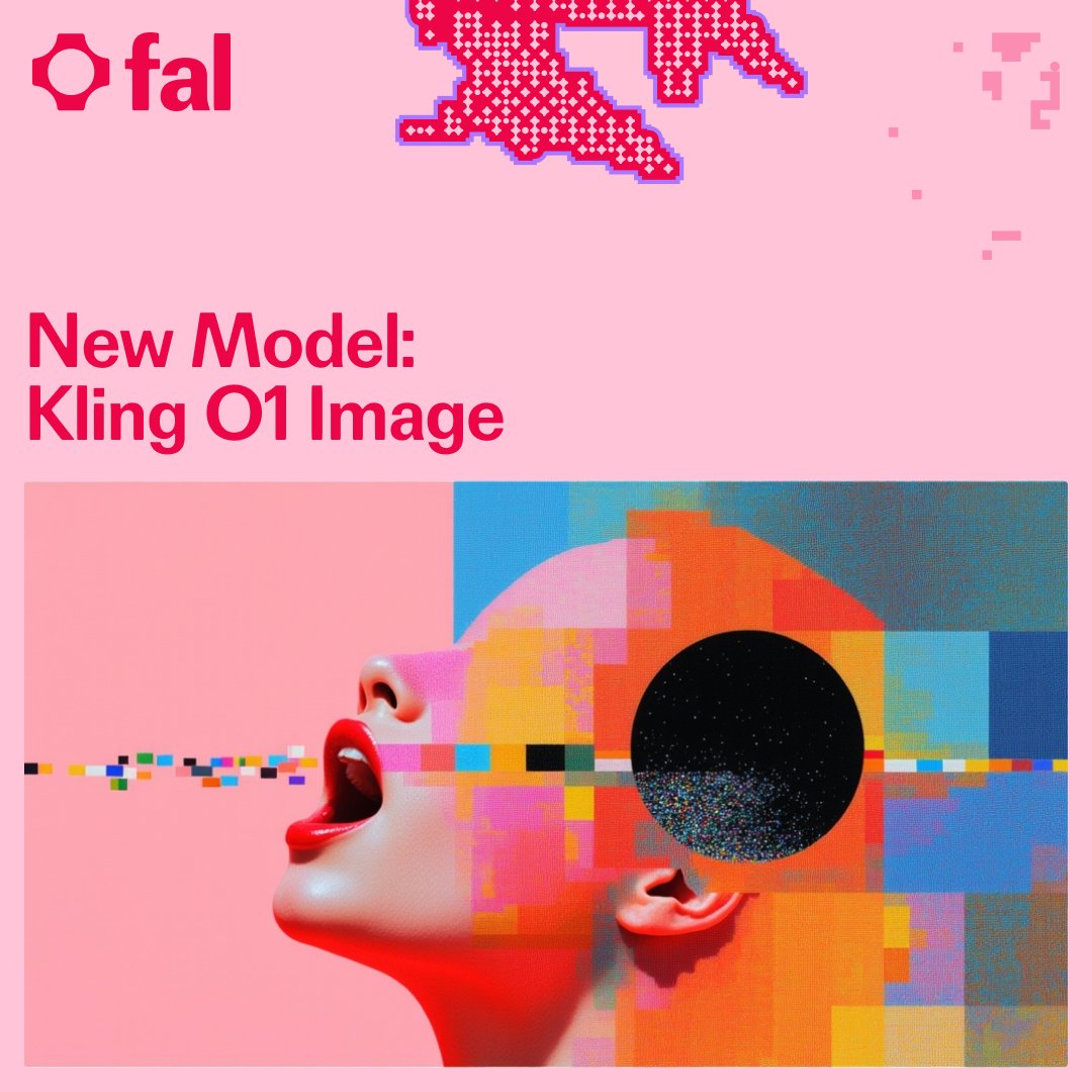 fal's tweet image. Kling O1 Image is here exclusively on fal at day0!

🎨 All-in-one image creation and editing
✨ Natural language for precise modifications
🎯 Camera angles, shot sizes, expressions
💰 Material modifications and style transfers