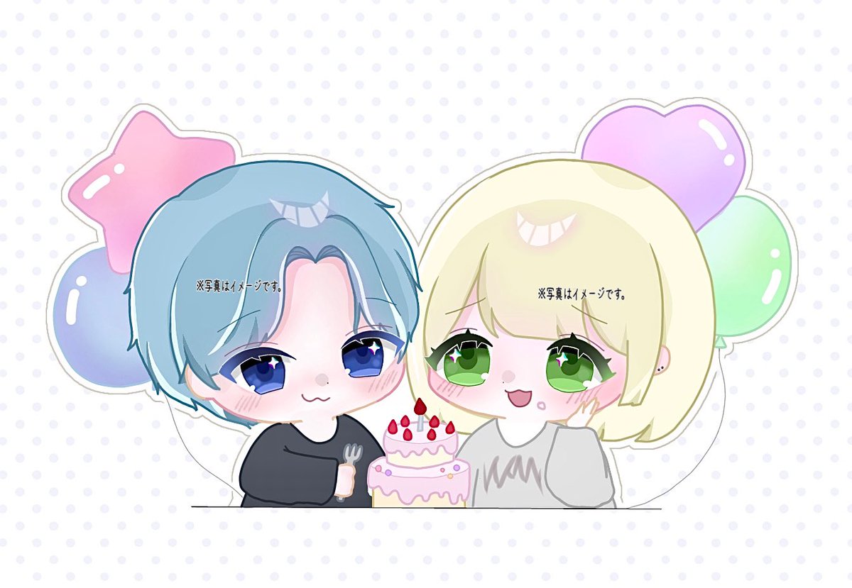 無償企画1人目＞ ̫＜っ🎂
次の量産この絵柄で出したい