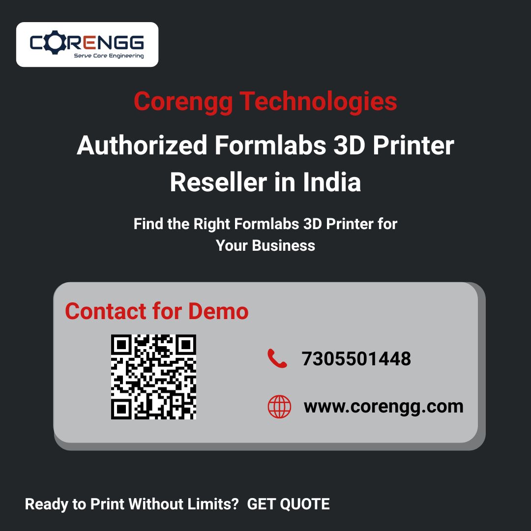 corenggtech's tweet image. Experience industrial-grade SLA printing with Formlabs.

High accuracy, dense material properties, and smooth surface quality — built for engineers &amp;amp; manufacturers.

Available now at @corenggtech .
Explore more:
corengg.com/formlabs-3d-pr…

#Manufacturing #Formlabs #EngineeringDesign