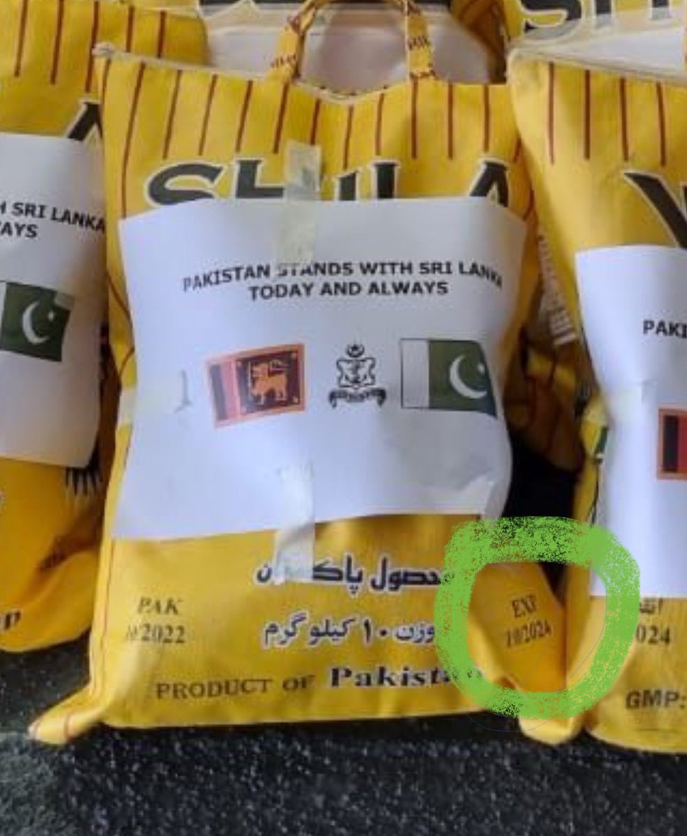 ShivAroor's tweet image. Hi @PakinSriLanka, Just noticed you’re sending EXPIRED relief materials to Sri Lanka.