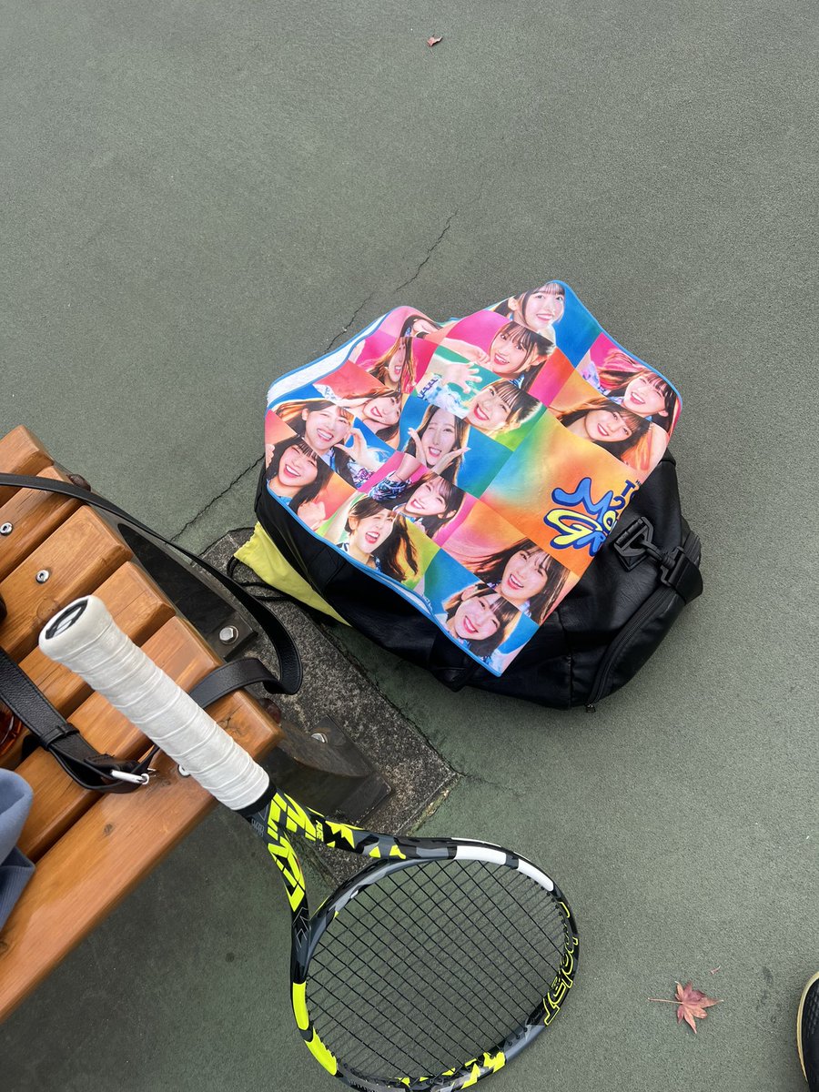 varias_t's tweet image. テニスコートにも映える良いタオル✌️

#日向坂46
#蔵盛妃那乃