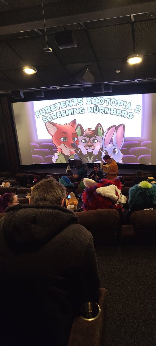 Furevents_de's tweet photo. Mit unseren Zootopia 2 Screenings am vergangenen Samstag in Nürnberg als auch Berlin haben wir mit 122 Flauschis zur Furryfizierung der deutschen Kinos unseren Beitrag geleistet 😄

Danke an alle Teilnehmer 💚 https://t.co/bLGDahuwnS