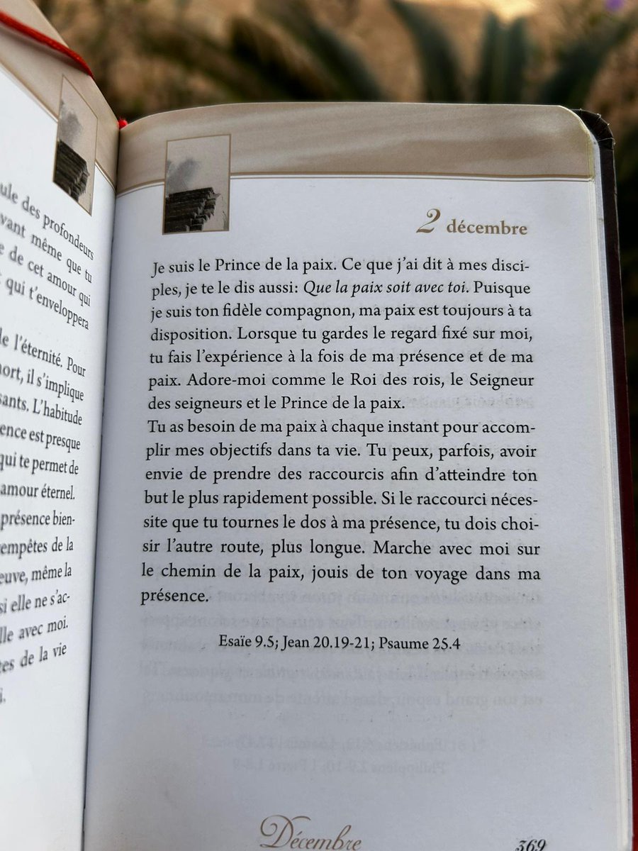 Je veux commencer cette journée avec Toi dans la Paix. Bonne journée