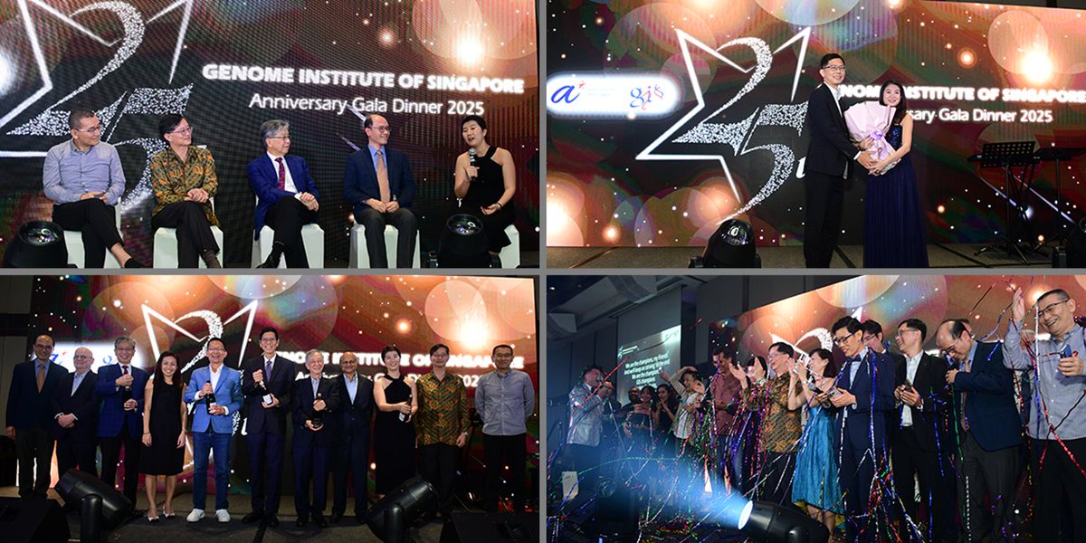 astar_gis's tweet image. 🥂 GIS 25th Anniversary Gala Dinner: Celebrating a Year of Achievement 🥂 

The GIS 25th Anniversary Gala Dinner on 27 November 2025 brought together staff, partners, and guests for an evening of celebration and appreciation. The programme featured insightful speeches, special…