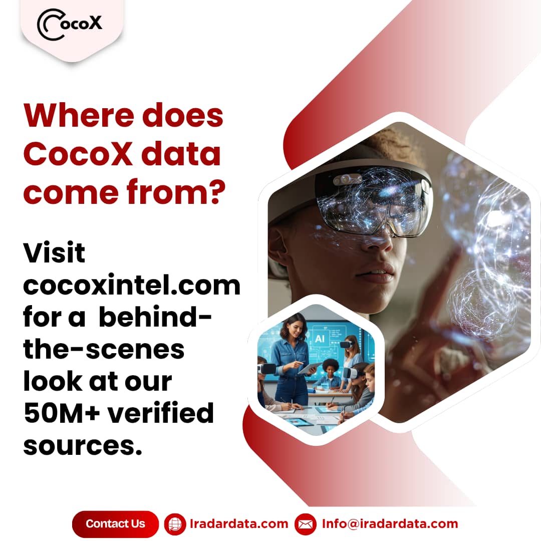 cocoxintel's tweet image. Behind every CocoX insight is a network of 50M+ verified sources.
Visit zurl.co/B40Av to see how our data is curated, validated, and transformed into actionable intelligence.

#DataSources #CocoXIntel #IradarData #BusinessIntelligence #TrustedData #AIForBusiness