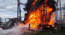 #fukrussia😎 
russia: Third Russian oil tanker explodes at sea

December 1, attack on Kaspiysk in Dagestan, Russia