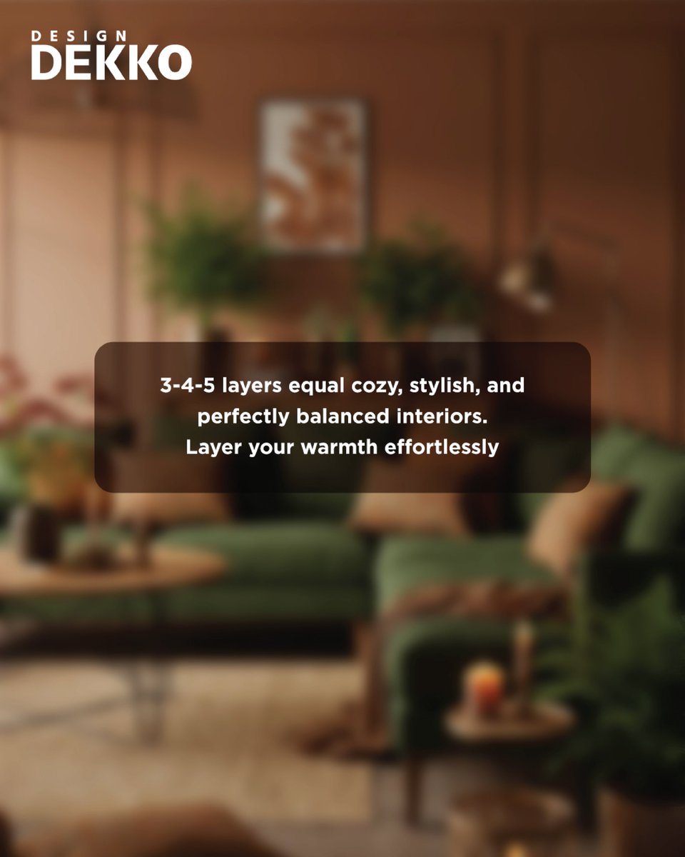 DesignDekko's tweet image. #Dekko #DesignDekko #WarmthInlayers #3_4_5 Rule #Livingroom #Bedroom #Outdoor #Home #Aesthetics