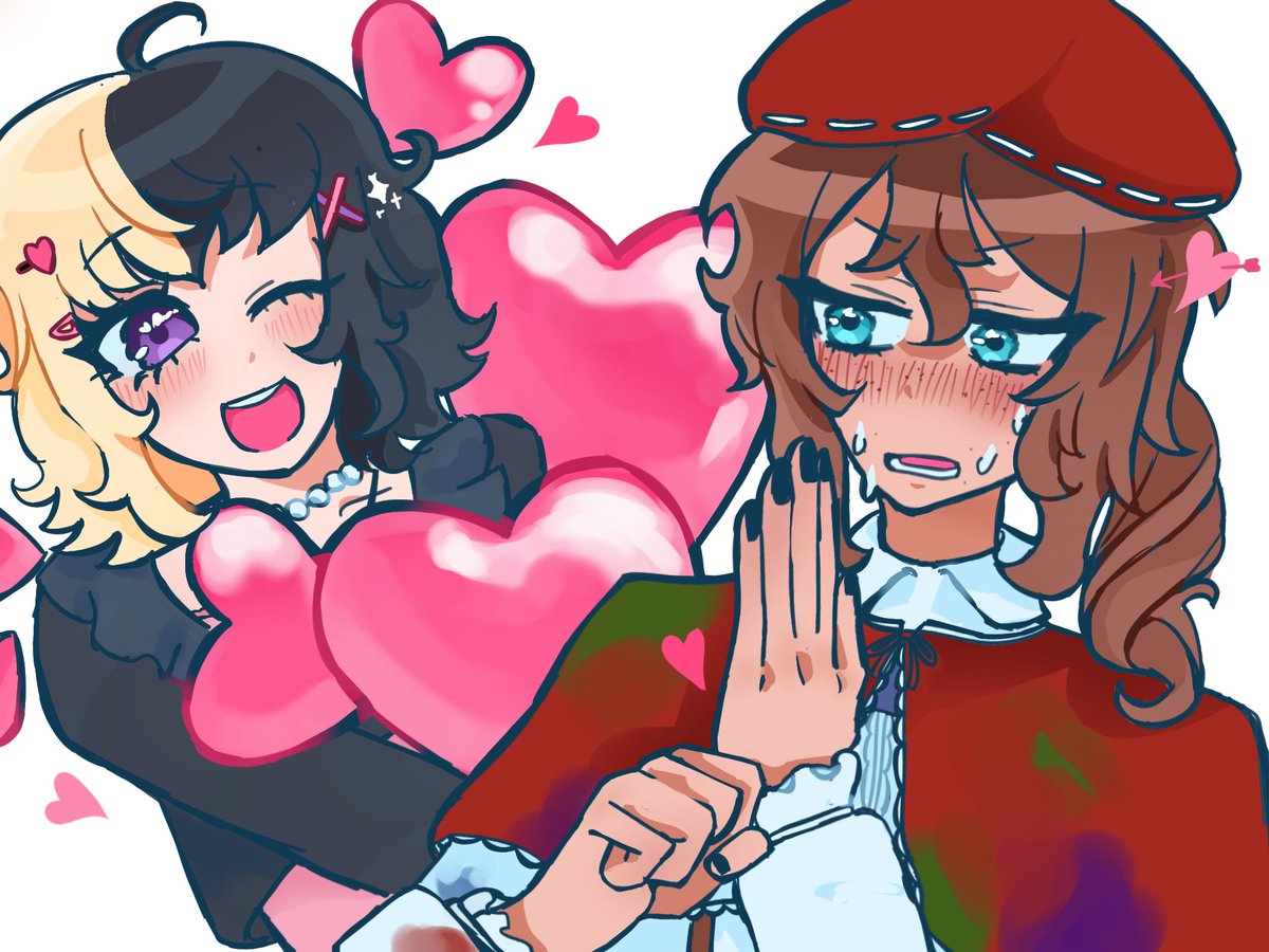morilovemail's tweet image. edgar (ns) and margie (mirror, ocxcanon) yume here!!!!!