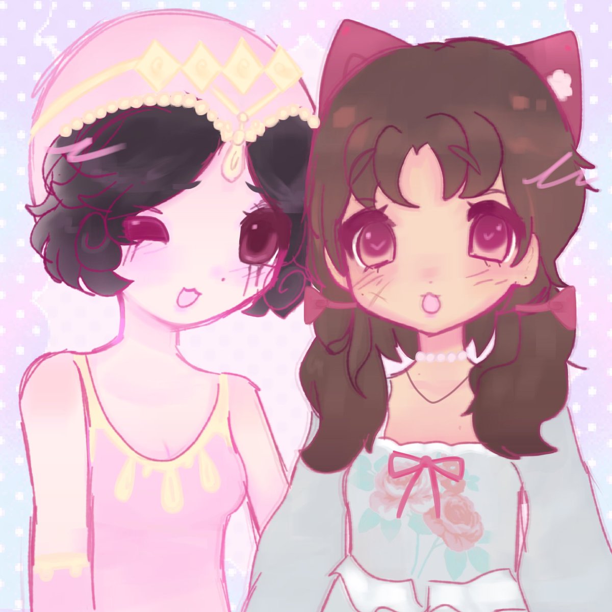 morilovemail's tweet image. edgar (ns) and margie (mirror, ocxcanon) yume here!!!!!