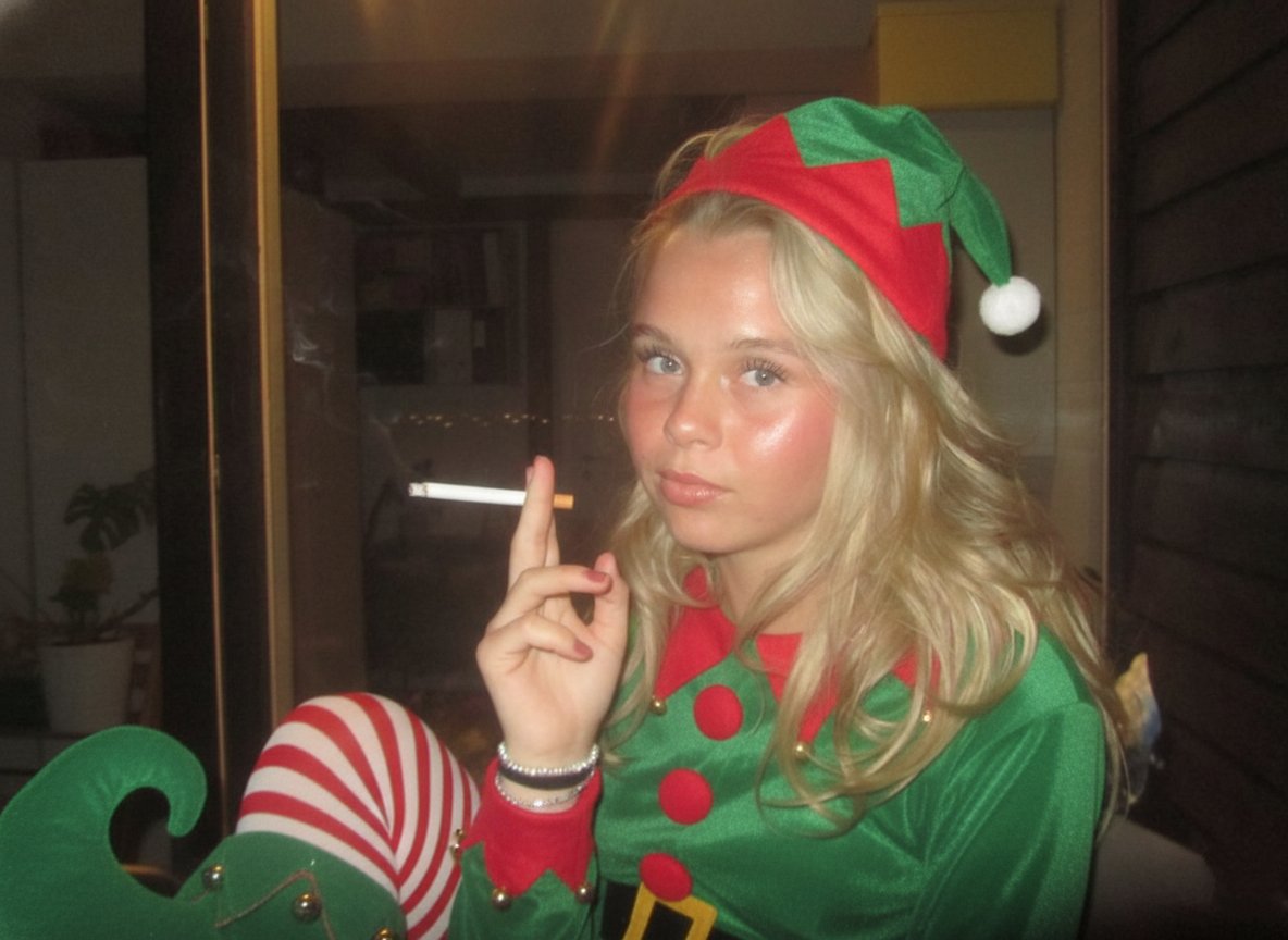 SMFbabes's tweet image. #Santa #Elf #dreams #smokingfetish