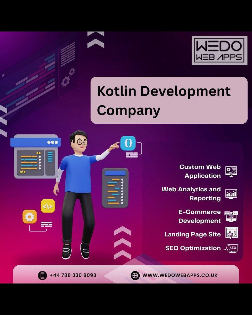 wedowebappsuk's tweet image. Ready to launch a powerful Android app? 📲📷 Our Kotlin experts build efficient, modern mobile solutions tailored for you.  
More Info:  wedowebapps.co.uk/hire-kotlin-de… 
#Kotlin #AndroidDev #MobileApp #HireDevelopers #WeDoWebApps