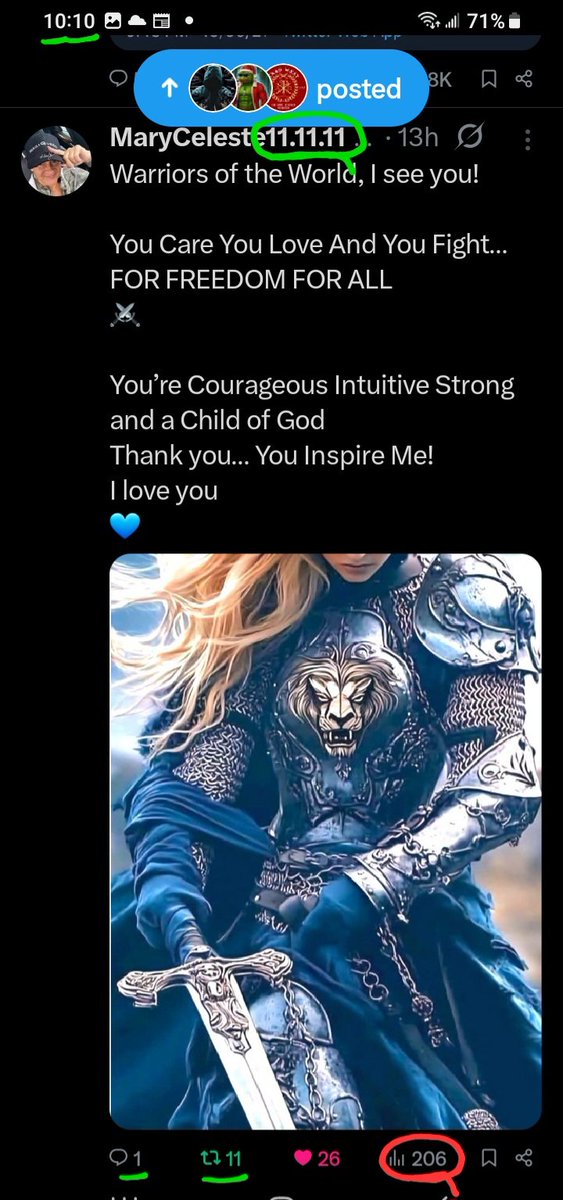 DeanDavis33's tweet image. 1️⃣1️⃣1️⃣ #ElevenOnes 
2️⃣0️⃣6️⃣ #TwoZeroSix 🐇
🎰 #WhatAreTheOdds 🪽