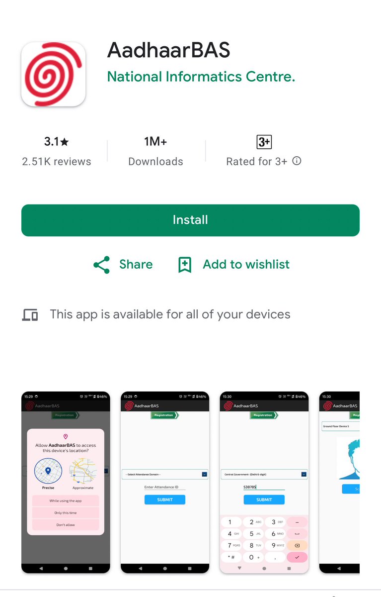 _iRoBo_'s tweet image. Same like sanchar saathi app,AadhaarBAS app officially rolled out by the Government for Aadhaar based attendance of employees.
But mobile security systems are identifying it as a Trojan (FileRepMalware), marking it as a high risk malicious app capable of accessing data.
If a…