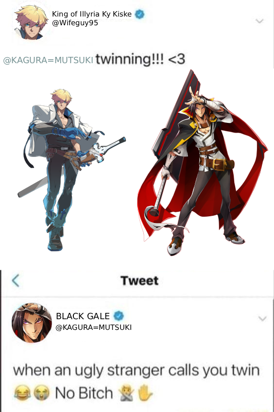 I__HATE_SOCCER's tweet photo. Gentrification Gear Strive rehashed the look of a character that came 10 years beforehand and did it worse then these colonizers want me to believe that they are "the same" 🥀🥀🥀 https://t.co/gxVgDHSw6H