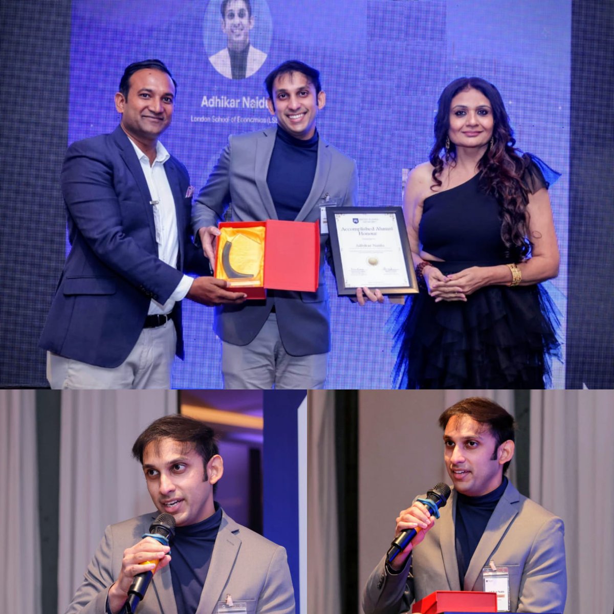 Adhikar Naidu received the ‘Accomplished Alumni Award’ from the Prestigious British Alumni Network, selected amongst distinguished alumni across major UK universities for his contribution to the future of frontier innovation and impact-driven tech.