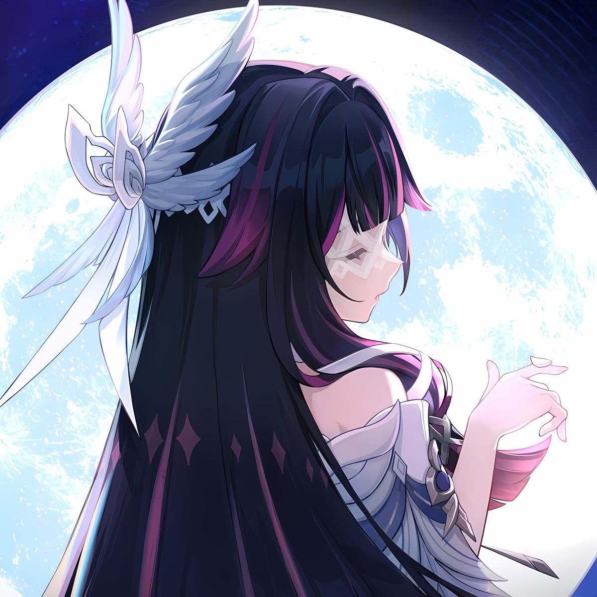 GenshinUniverse's tweet image. (6.3) Columbina Signature Weapon 

Catalyst
Base ATK: 542
CRIT DMG: 88.2%

Ballad of the Crossroads
• Increases Max HP by 10%.
• When the wielder triggers a Lunar Reaction, or deals Lunar Reaction damage to enemies, they restore 12 Elemental Energy and gain “Wine of the…