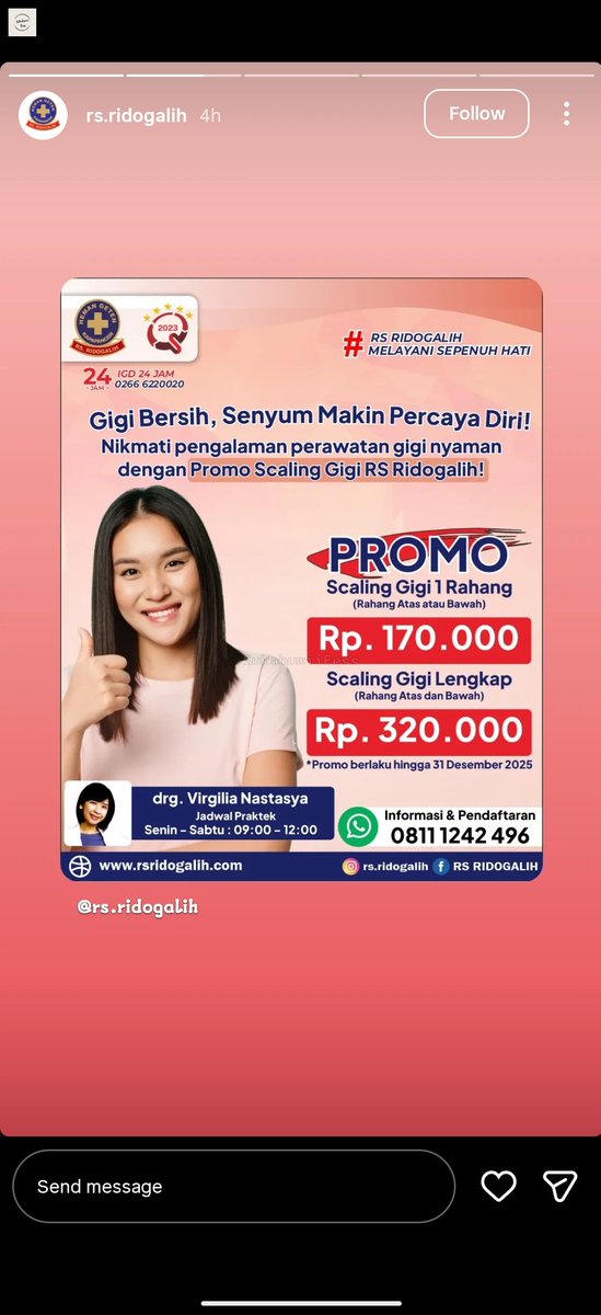 Ada yg udah pernah scaling di Ridogalih smi ?
Enaken gak? Buru2 gak?