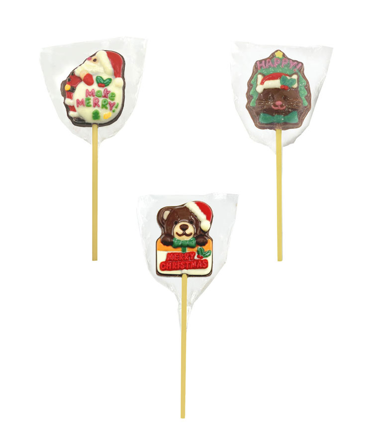 くまロリポップキャンディ♡ 🎄華やかなクリスマスロリポップ登場🎄 サンタ・くま・ねこの3種類