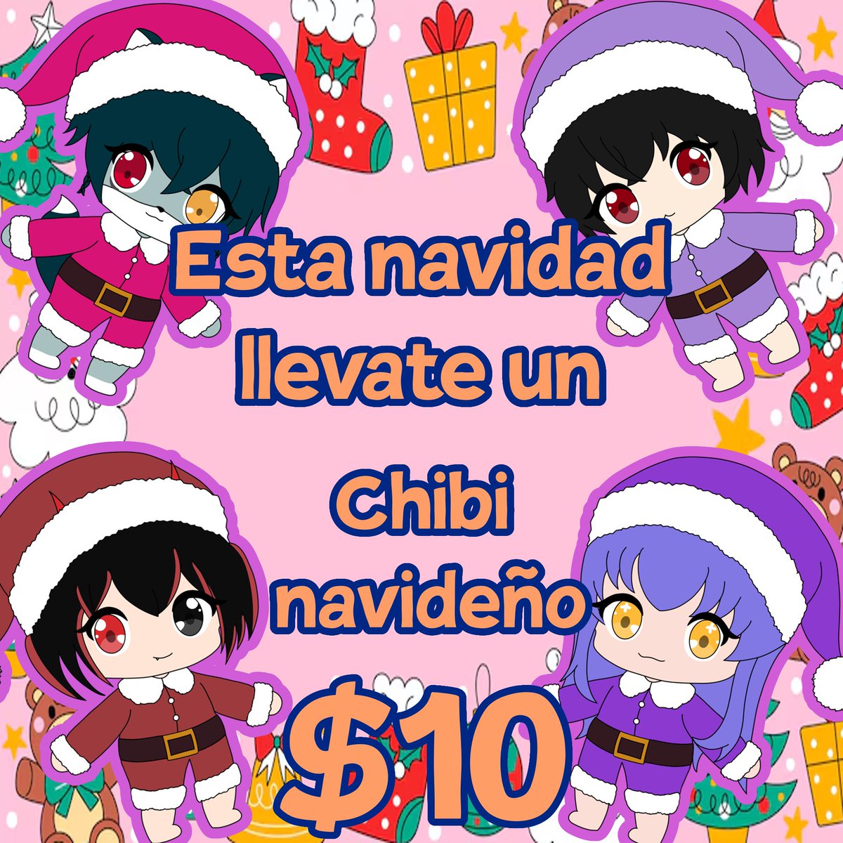 Primeras comisiones oficiales ya abiertas!!!
Te gustaria tener tu propio chibi navideño haz llegado al lugar indicado a un costo de $10!
Aprovechalo ahora antes de que sea tarde
Animate!! :3

Mas info por DM UwU
#commissionsopen #Vtuber #commisionsopen #Christmas2025
