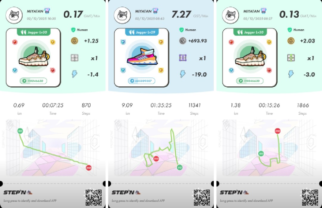 STEPN82291017's tweet image. 今日は23.4エナ。
MB Lv.8開封はいろいろ出て嬉しかったけど赤字😅
GOの背景は松本城（長野県・2022年7月）
STEPNアクティベーションコードどうぞっ
56738468
#STEPN
#activationcode
#stepnactivationcode
#STEPNGO