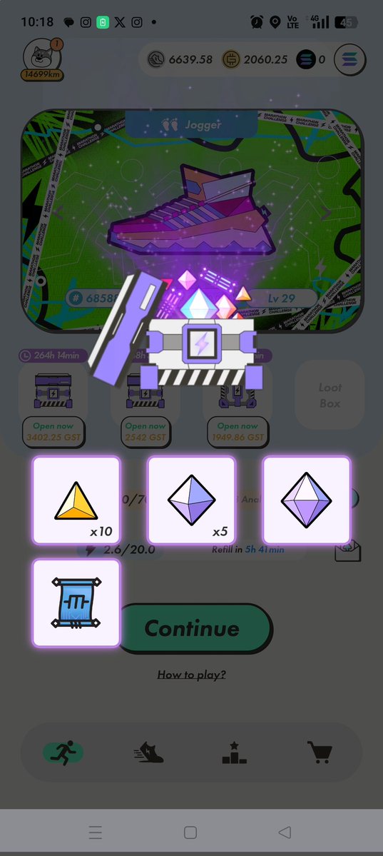 STEPN82291017's tweet image. 今日は23.4エナ。
MB Lv.8開封はいろいろ出て嬉しかったけど赤字😅
GOの背景は松本城（長野県・2022年7月）
STEPNアクティベーションコードどうぞっ
56738468
#STEPN
#activationcode
#stepnactivationcode
#STEPNGO