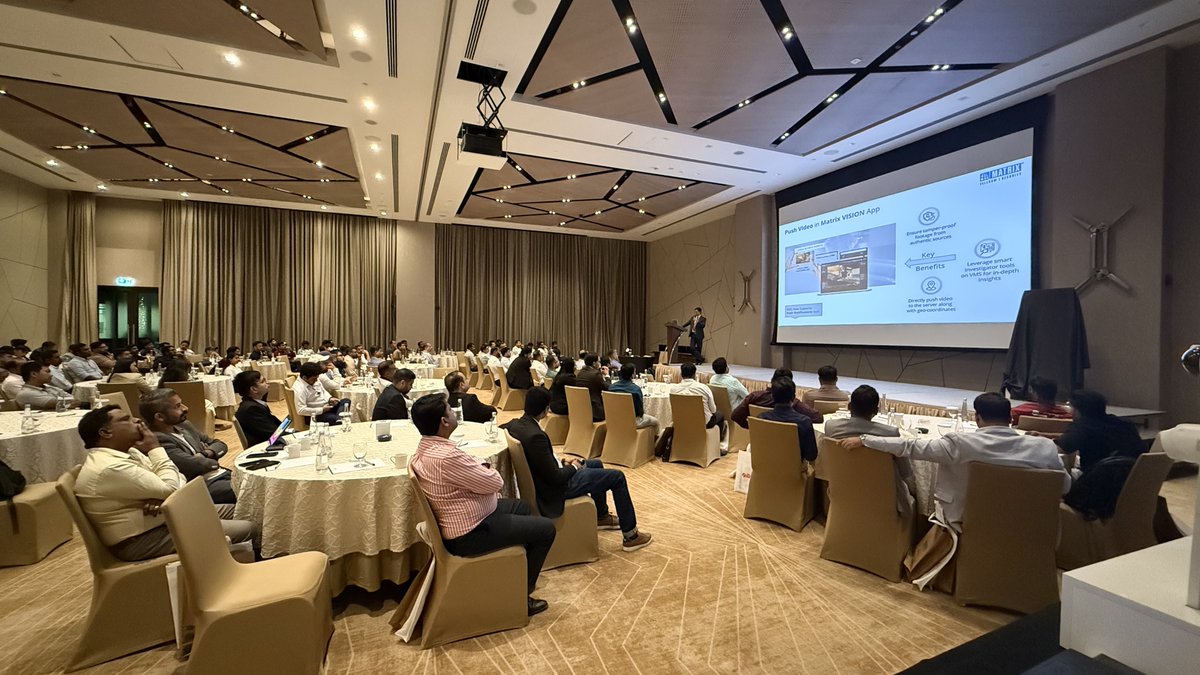 Matrix_Comsec's tweet image. Our Partner Connect in Dubai, hosted with our partner ACIX, brought together SIs from diverse industries to discuss new opportunities, cloud offerings, AI-led analytics, and future security needs in the region.

Become a Partner: matrixcomsec.com/partner/become…

#MatrixComsec