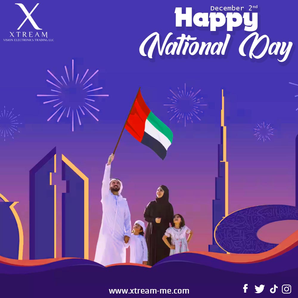 🇦🇪Happy 54th UAE National Day!🇦🇪

A celebration of unity, heritage, and the bright future that continues to inspire the world.

Wishing everyone a joyful and proud National Day! 🌟

#UAENationalDay #SpiritOfTheUnion #XtreamUAE #54YearsOfGreatness