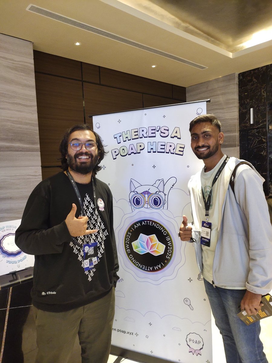 Last time at IBW I couldn’t meet Salman because I was busy volunteering. But this time we finally met 😂🔥 Crazy moment! <a href="/salmanneedsajob/">salmanneedsajob.eth</a>