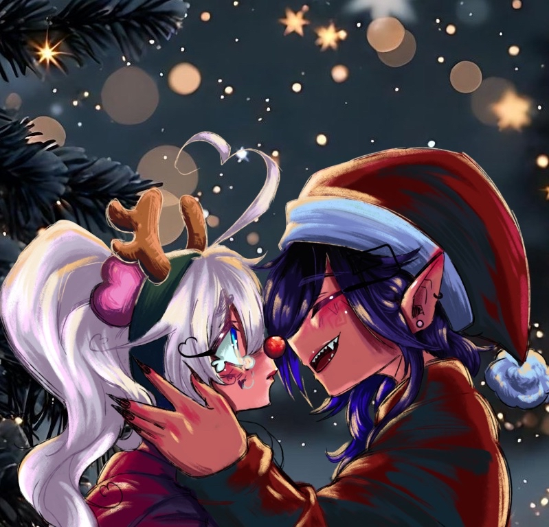 💜Solo 25 días para navidad 🖤
✨Y no importa que no sea una gran comida o con regalos mientras estes a mi lado haces que mi cumpleaños y navidad sean grandiosos ⛄️

Gracias mi querida princesa💜✨