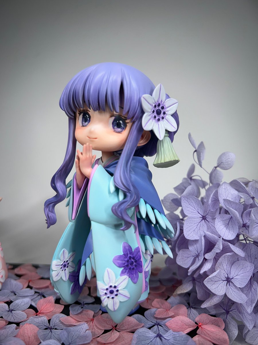 YiiGkStudio's tweet photo. 《カードキャプターさくら》
木之本桜＆大道寺知世（和服 Ver.）
原型 :烘山芋
塗裝:me https://t.co/H0qnx2buJi