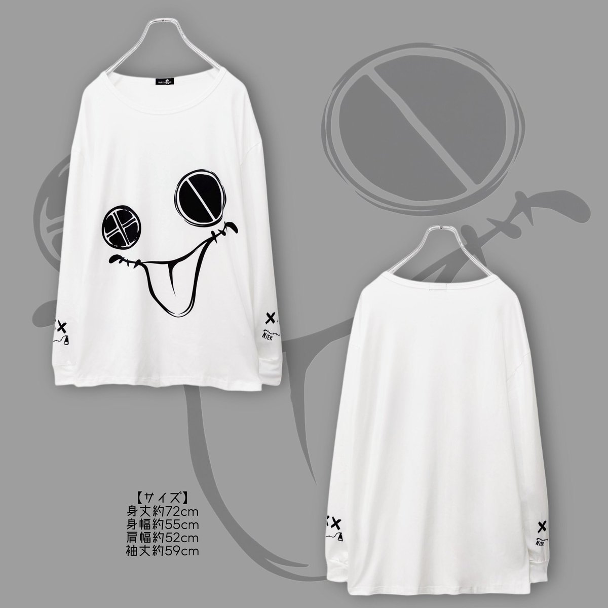 NieR_tokyo's tweet image. 🎁超ばら撒き短期プレゼント🎁

MOCKING FACE OVERSIZE 
LONG CUTSEW【WHITE】
shop.nier.tokyo/items/122549529

🎊先着39点限定大特価🎊
5,500円→💥1,280円(税込み)💥

更にこのポストをリポスト
フォロー(@NieR_tokyo) で

こちらの商品を
🎁3名様にプレゼント🎁

〆切12/7日24時

是非ご参加ください🐰