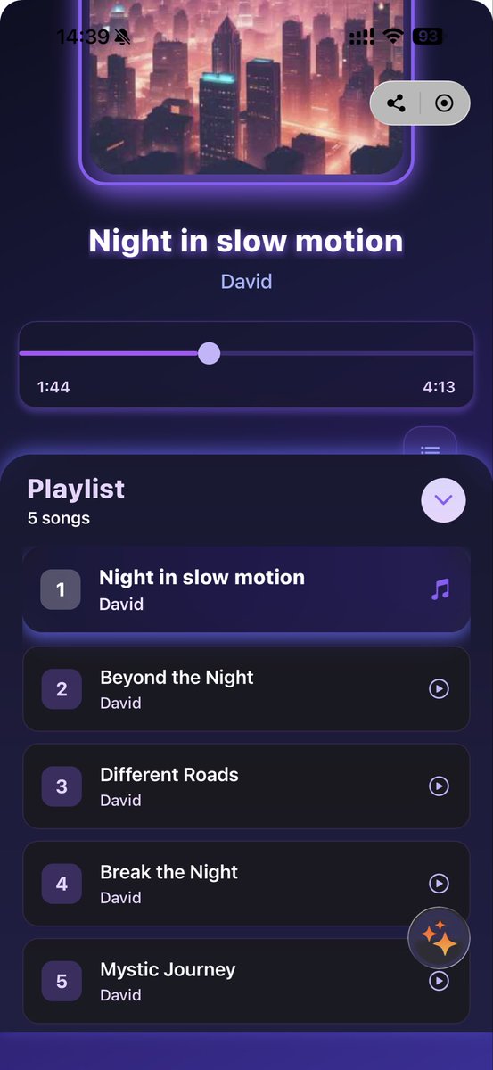 Davidxrhdw's tweet photo. My Suno Music Album App went live in just one day. Without writing a single line of code...@suno #vibecoding #app #shortapp https://t.co/pOAKjWjLuH