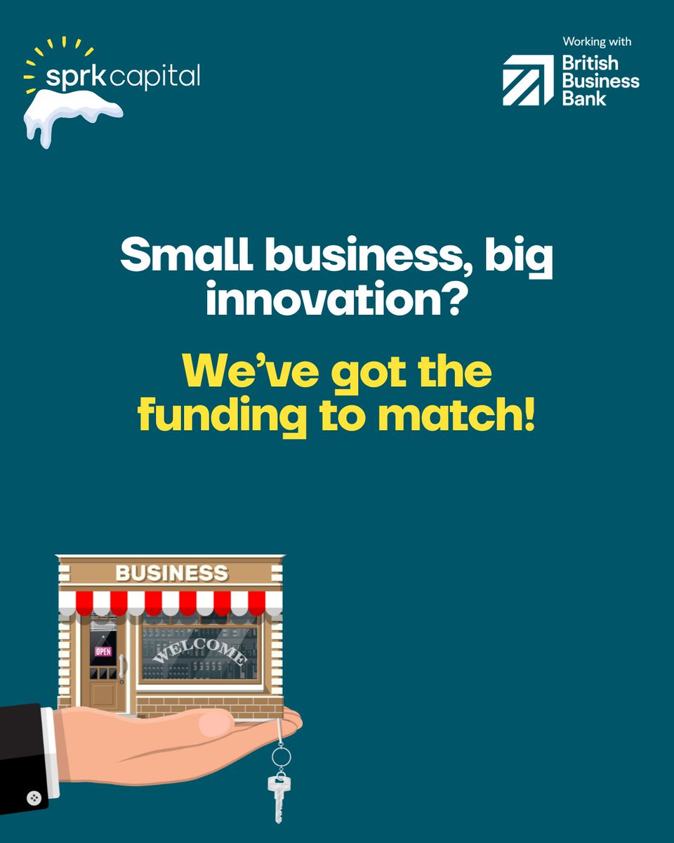 Small businesses are the backbone of UK innovation 🇬🇧

At SPRK Capital, we provide flexible, non-dilutive funding that helps founders grow without giving up control. 

Discover more: ow.ly/WLkA50Xxlv6 

#SPRKCapital #InnovationFunding #BusinessGrowth