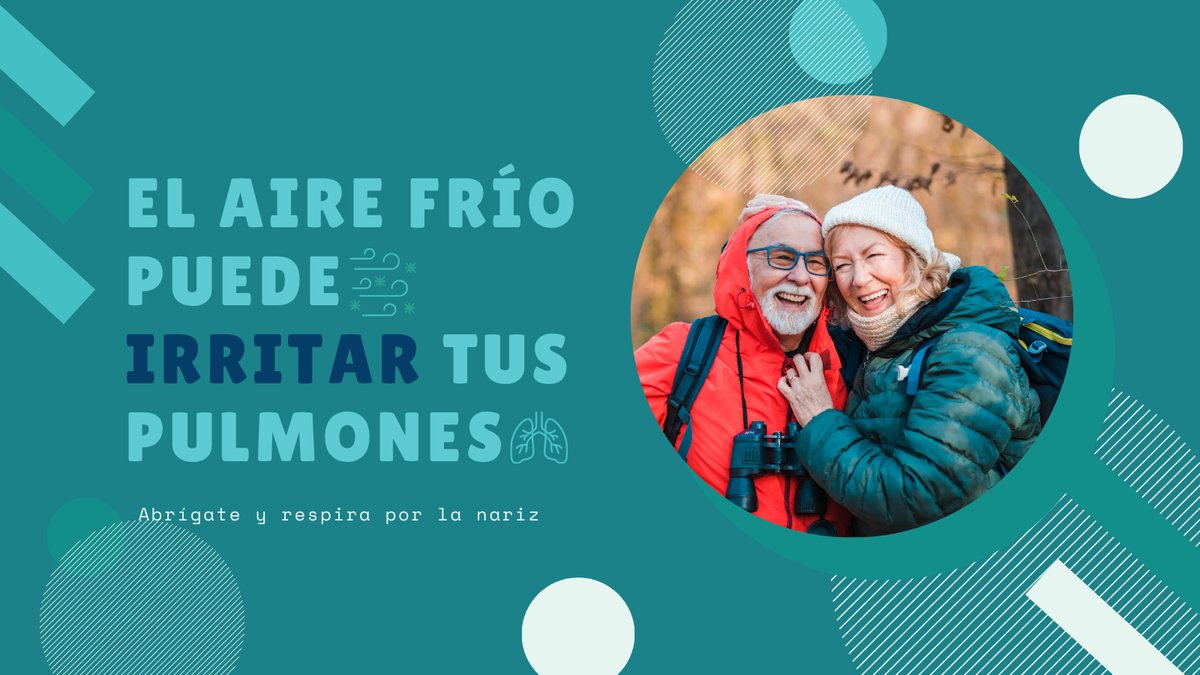 SLRuz's tweet image. ❄️ El aire frío puede irritar las vías respiratorias y provocar tos o dificultad para respirar.
Usa bufanda, evita respirar aire muy frío directo y mantente abrigado.
¡Protégete este invierno! 🧣
#SaludRespiratoria #Prevención #DrSergioLopezRuz