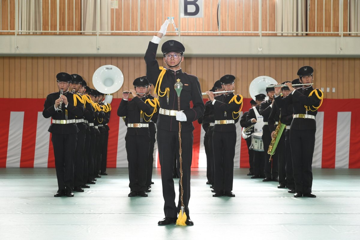 祝賀式では、同じ横須賀市内に所在する #陸上自衛隊高等工科学校 の