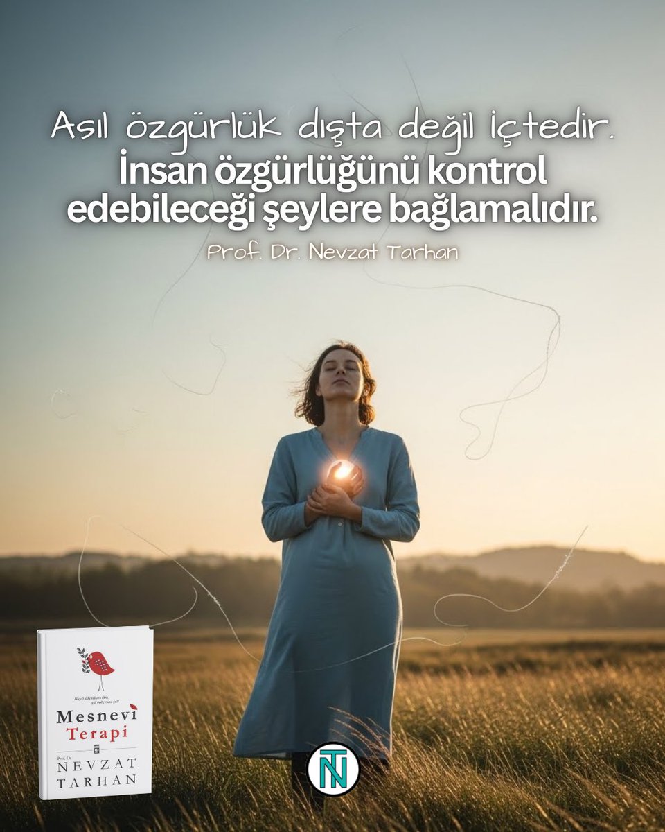 drnevzattarhan's tweet image. Asıl özgürlük insanın ar­zularından, dürtülerinden kurtulmuş olmasıdır. 

#Özgürlük #İçselÖzgürlük #Dürtüler #MesneviTerapi #NevzatTarhan