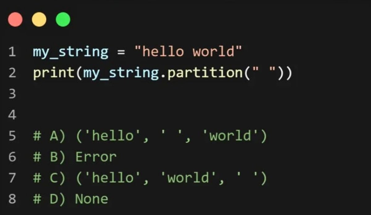 Python_Dv's tweet image. Comment below the output! 😃👇