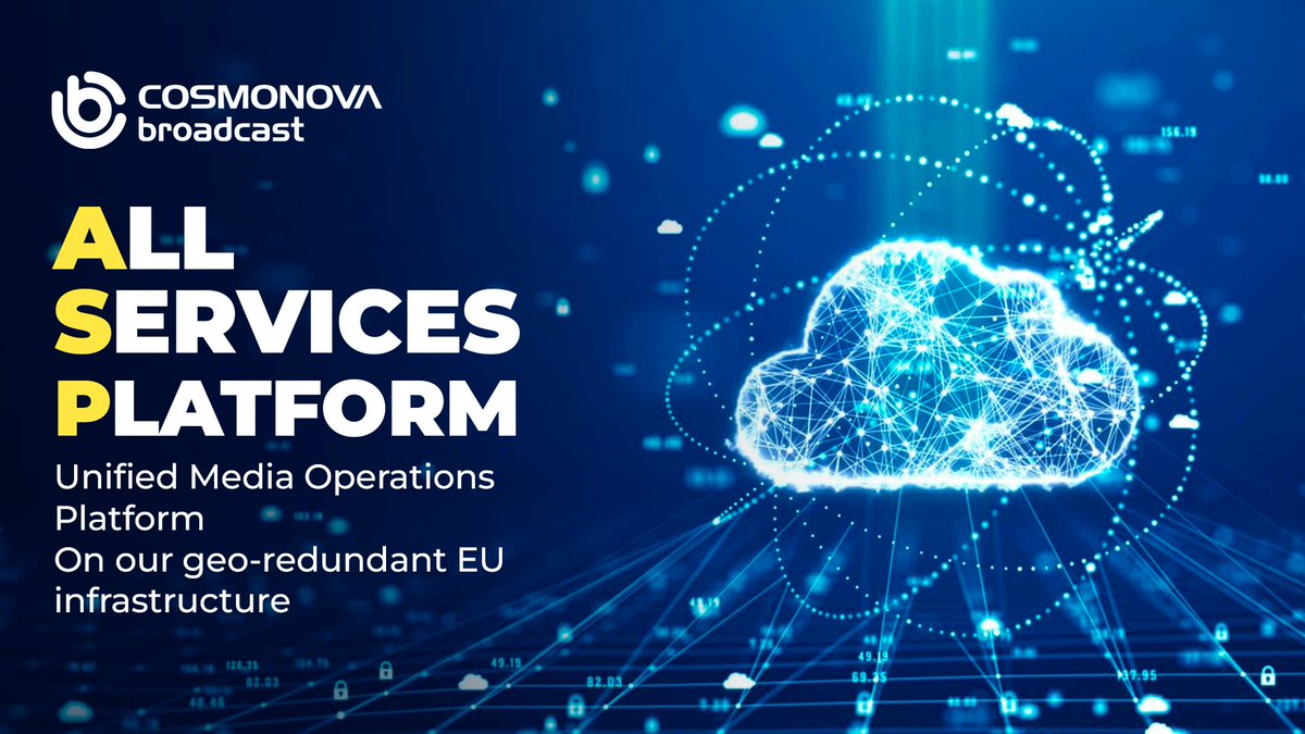 CosmoBroadcast's tweet image. Content quality, delivery speed, and reach define today’s media success. ASP unifies #Playout, #localization, #MultiplatformDelivery, analytics, and #Monetization on our geo-redundant EU infrastructure. Scale globally with full control and security.
More: linkedin.com/feed/update/ur…