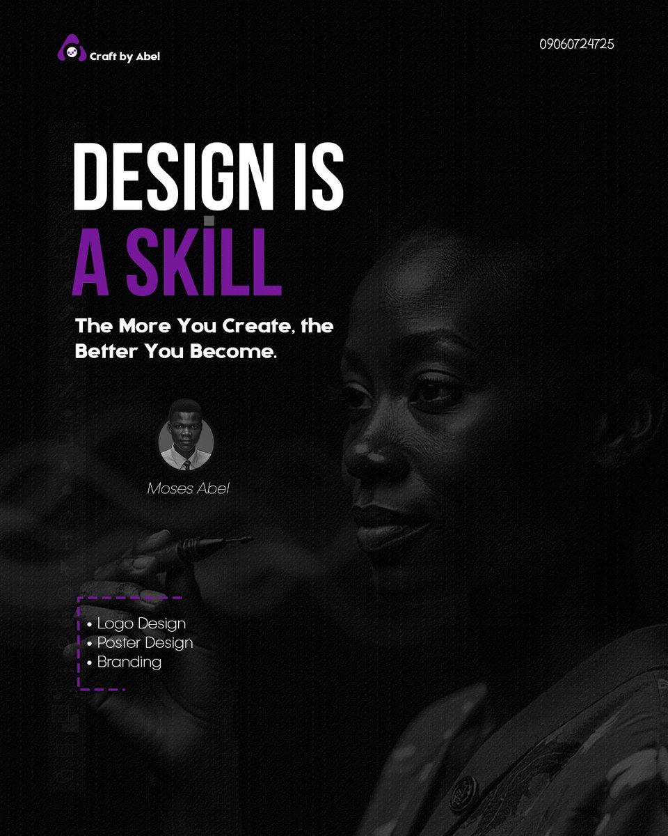AbelGraphic's tweet photo. The more you create, the better you become https://t.co/oGkntEsksT