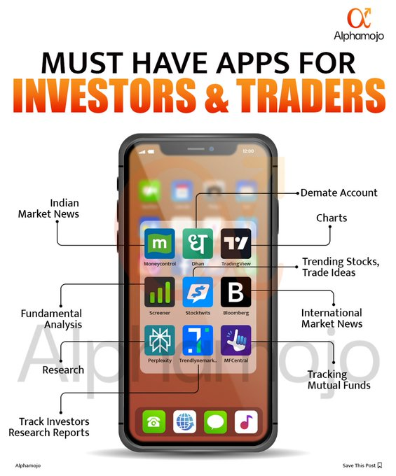 Alphamojo1's tweet image. Must Have Apps For Investors &amp;amp; Traders!📊
