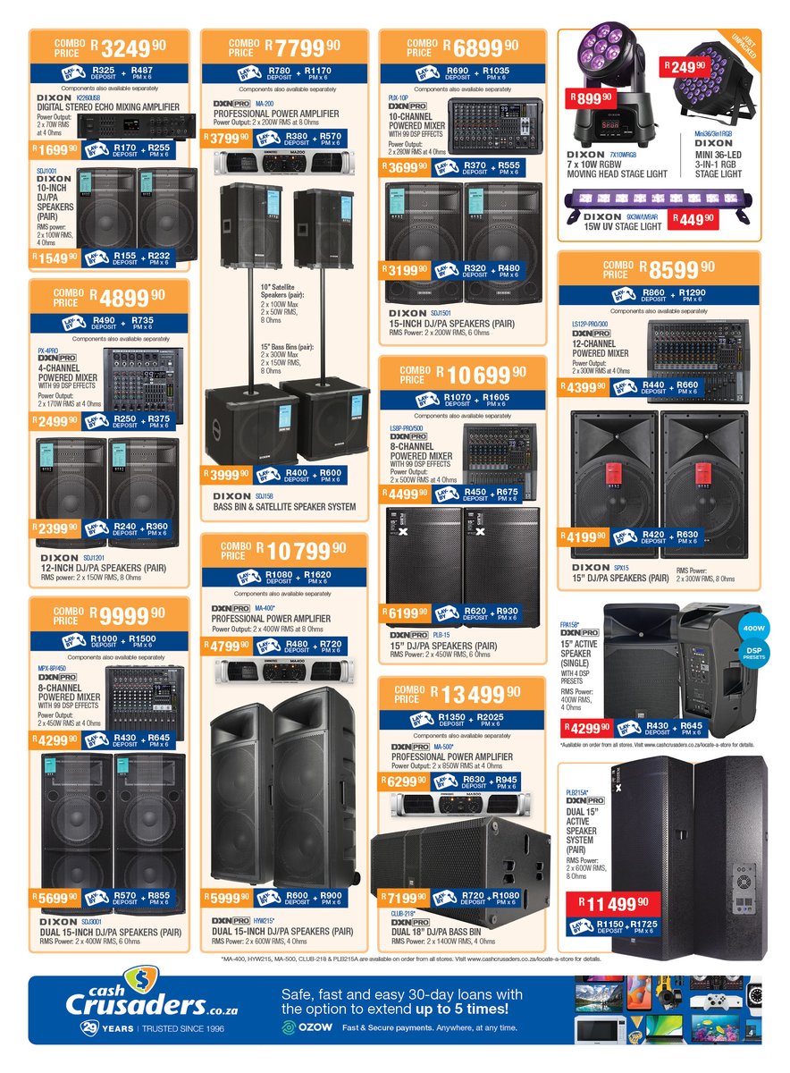 🎁 It’s a Wrap!

Our festive deals are here from 2–24 December!

Shop the best savings on tech, appliances, gadgets, gaming and more — in-store or online.

Unwrap the full promo here 🎄👇
 cashcrusaders.co.za/promotions

#CashCrusaders #ItsAWrap #FestiveDeals