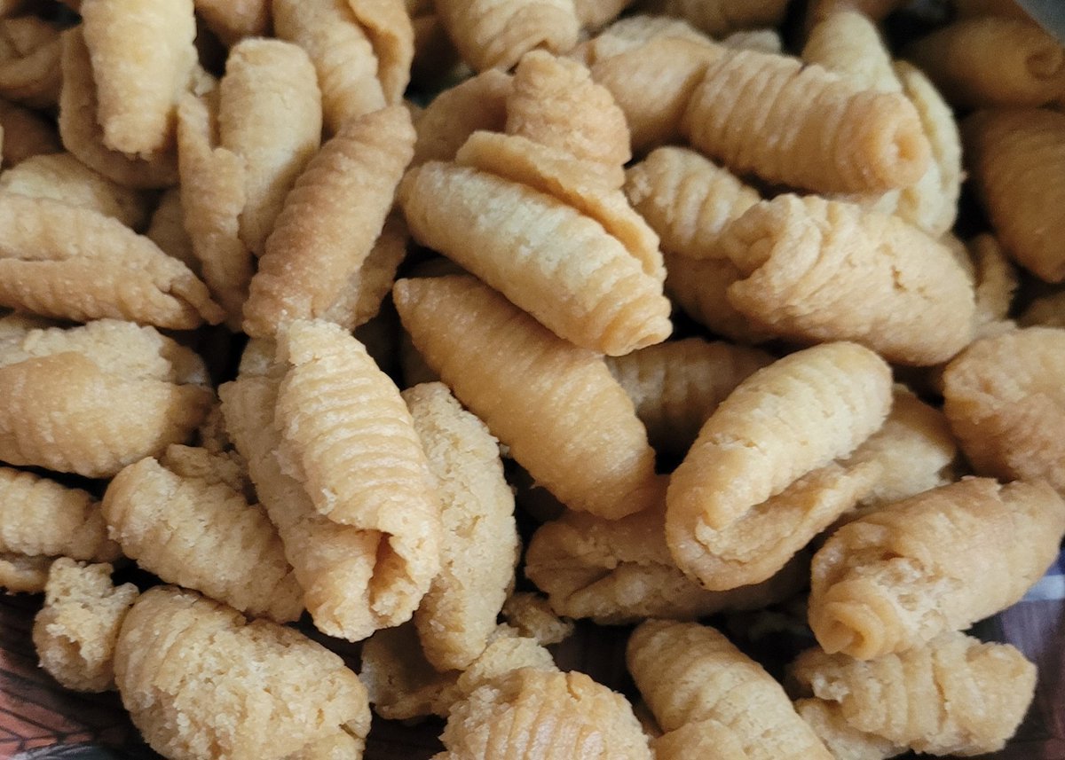 LavinaSolomon's tweet photo. Not gnocchi...not pasta ... just #Kulkuls
#Christmas https://t.co/WPMjdBzLAj