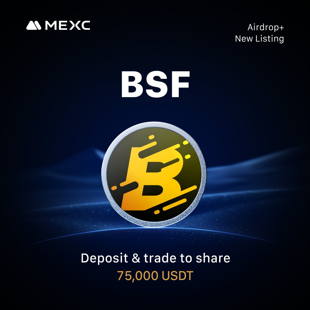 Alpha_MEXC's tweet photo. MEXC New Airdrop+ Listing!

🔹 $BSF @BoostFi 
🔹 $BSF/USDT Trading: Dec 3, 2025, 08:00 (UTC)

👇Join the Airdrop+ campaign to share 75,000 $USDT!
https://t.co/mbooFwG06n https://t.co/lpcH84jDn2