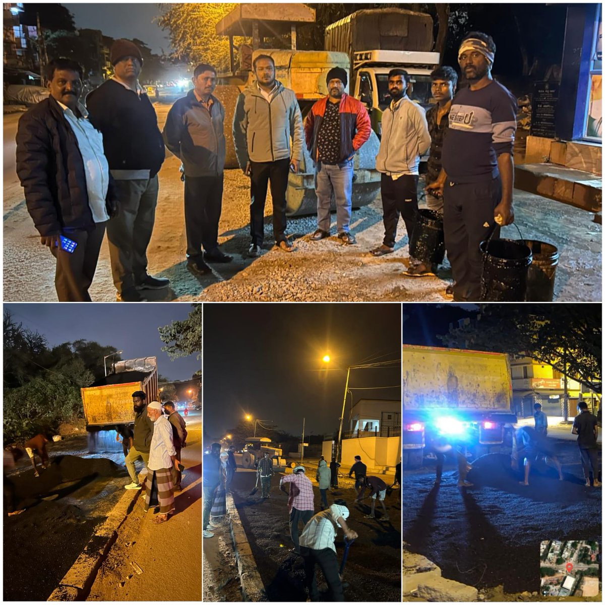 KJGeorgeOffice's tweet image. #SarvagnanagarConstituency:

#WorkUpdate: Under the guidance of Hon’ble Minister for Energy Shri @thekjgeorge Ji, GBA authorities are carrying out pothole-filling works on 1st Main Road in #HBRLayoutWard. This maintenance drive aims to improve road safety and ensure smoother…