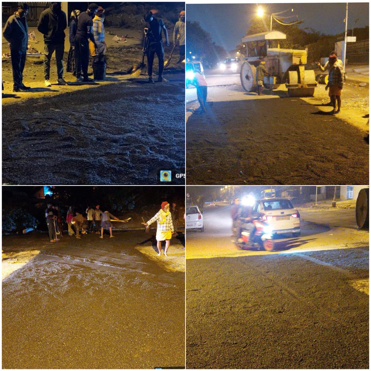 KJGeorgeOffice's tweet image. #SarvagnanagarConstituency:

#WorkUpdate: Under the guidance of Hon’ble Minister for Energy Shri @thekjgeorge Ji, GBA authorities are carrying out pothole-filling works on 1st Main Road in #HBRLayoutWard. This maintenance drive aims to improve road safety and ensure smoother…