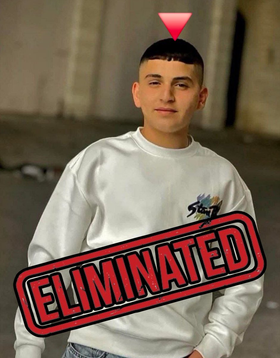 HuntersOfNazis's tweet image. ELIMINATED ❌️

Muhannad Tariq al-Zughayir, the 17-year-old terrorist who carried out yesterday’s ramming attack, was permanently neutralized by the Israeli Defense Forces. 

ONE. BY. ONE. 💥
