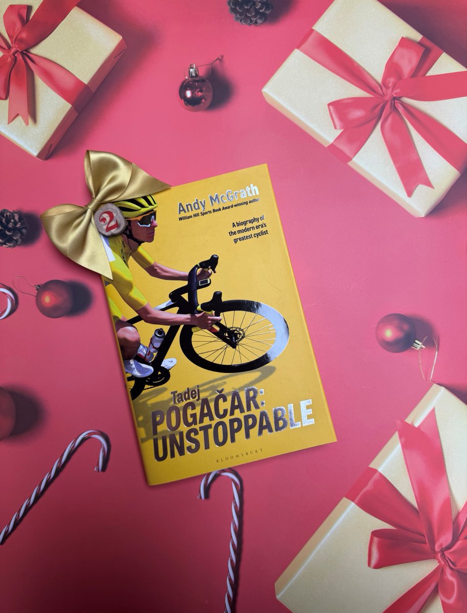 🎉 Our BIG Advent Giveaway 🎁 Celebrate 24 days of festive fun with amazing prizes! Today’s prize honors Tadej Pogacar's epic ride! 🚴‍♂️the perfect gift for any sport enthusiast.
To enter: 👉 Follow us &amp; Repost! T&amp;Cs: bit.ly/4onsMZt <a href="/BloomsburyBooks/">Bloomsbury Books UK</a>

#Giveaway #Christmas