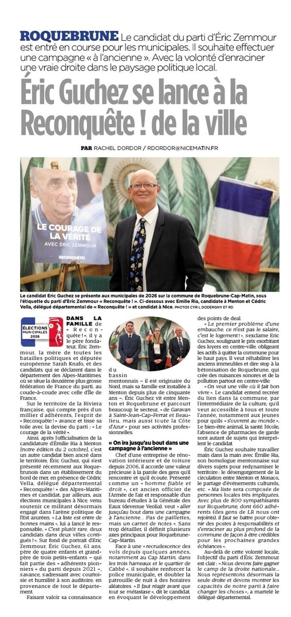 " A la reconquête de nos Communes et de nos Territoires " 🎯🇨🇵