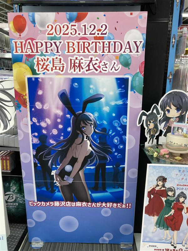 ✨🎂Happy Birthday🎂✨ 本日12月2日は… 桜島麻衣さんの誕生日